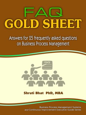 cover image of Answers For 25 Frequently Asked Questions On Business Process Management.